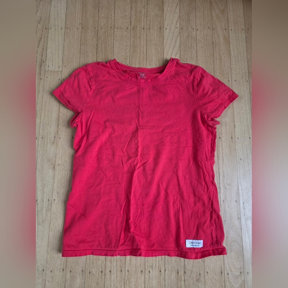 Calvin Klein Performance Pink T-shirt Size S